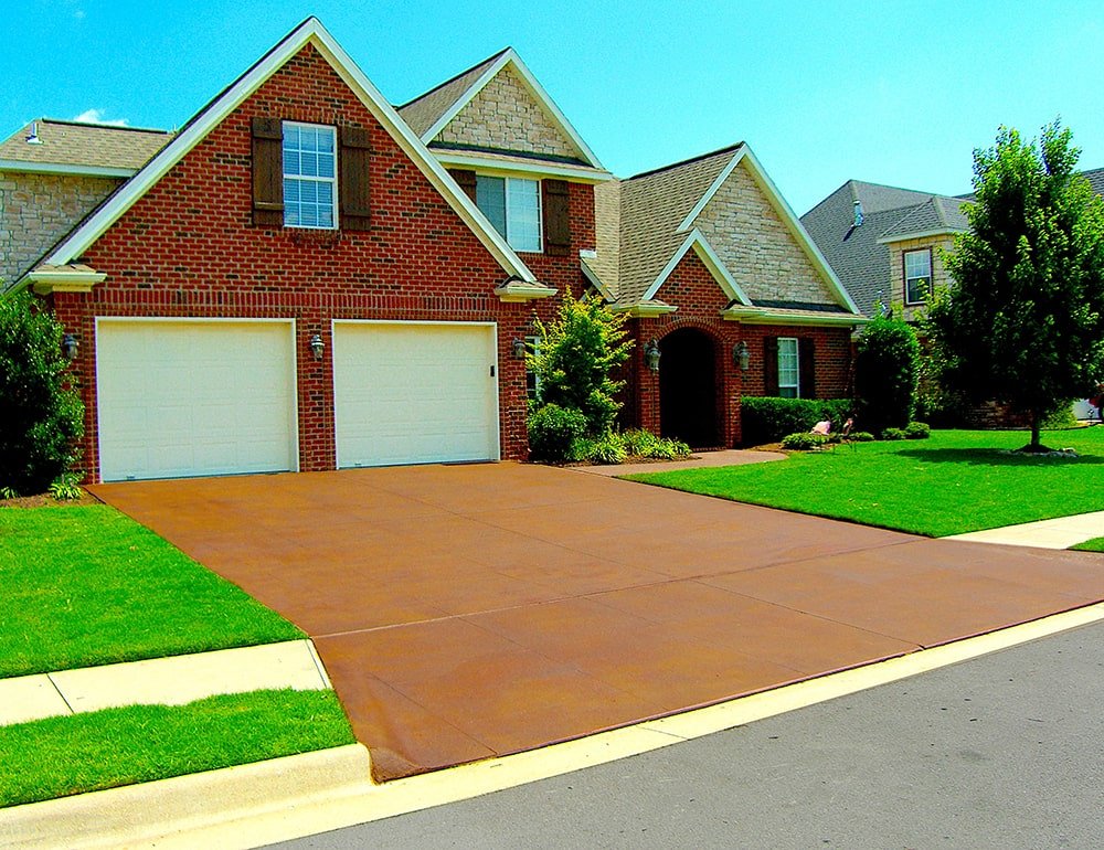 Stained Driveways